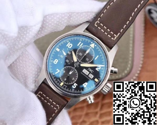 ساعة IWC Pilot IWC Pilot IW387903 2019 New Spitfire Chronograph ZF Factory 1 1: 1 أفضل إصدار من الفولاذ المقاوم للصدأ سويس ETA7750 ساعة سويسرية مقلدة 7191 IWC Pilot IW387903 2019 New Spitfire Chronograph ZF Factory 1: 1 أفضل إصدار من الفولاذ المقاوم للصدأ ETA7750 سويسري