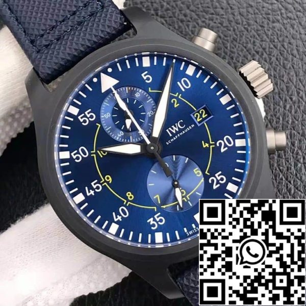 ساعة IWC Pilot IWC Pilot IW389008 1:1 أفضل إصدار ZF Factory Blue Dial ساعة أمريكية مقلدة 2888 IWC Pilot IW389008 1:1 أفضل إصدار ZF Factory Blue Dial