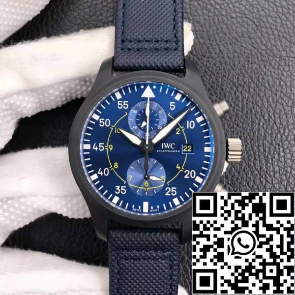 ساعة IWC Pilot IWC Pilot IW389008 1:1 أفضل إصدار ZF Factory Blue Dial ساعة أمريكية مقلدة 349 IWC Pilot IW389008 1:1 أفضل إصدار ZF Factory Blue Dial