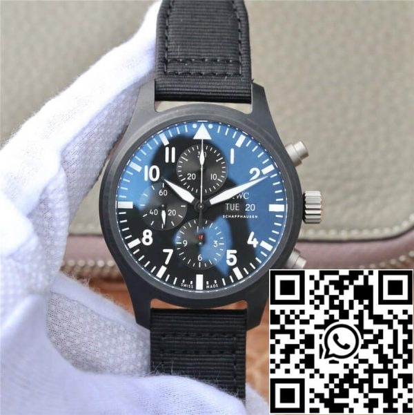 IWC Pilot IW389101 1 1 Best Edition ZF Factory Keramik schwarzes Zifferblatt US Replica Uhr 8821 IWC Pilot IW389101 1:1 Best Edition ZF Factory Keramik schwarzes Zifferblatt