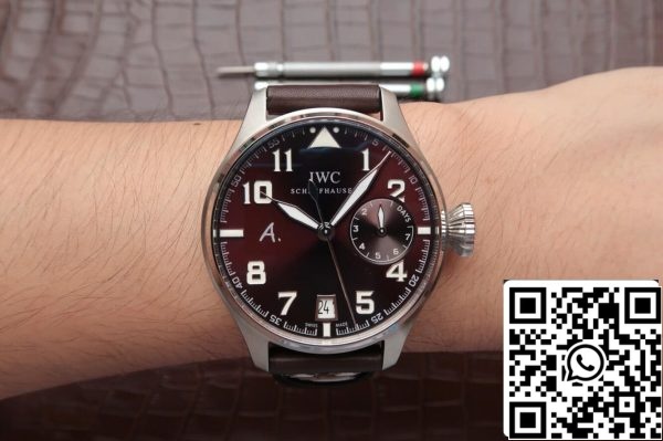 IWC Pilot IW500422 1 1 Best Edition ZF Factory Brown Dial Leather Strap US Replica Watch 144 IWC Pilot IW500422 1:1 Best Edition ZF Factory Brown Dial Leather Strap