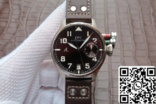 IWC Pilot IW500422 1 1 Best Edition ZF Factory Brown Dial nahkahihna Yhdysvaltain Replica katsella 2992 IWC Pilot IW500422 1: 1 Best Edition ZF Factory Brown Dial nahkahihna