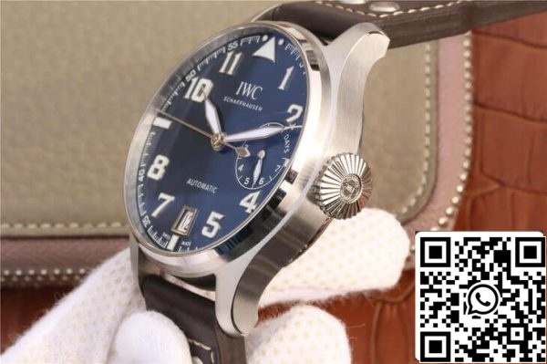 IWC Pilot IW500908 1 1 Best Edition ZF Factory Blue Dial US Replica Klocka 5358 IWC Pilot IW500908 1:1 Best Edition ZF Factory Blue Dial