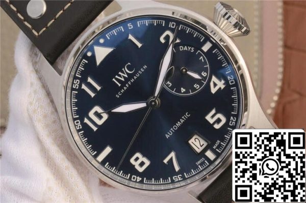 IWC 파일럿 IW500908 1 1 베스트 에디션 ZF 팩토리 블루 다이얼 미국 레플리카 시계 649 IWC 파일럿 IW500908 1:1 베스트 에디션 ZF 팩토리 블루 다이얼