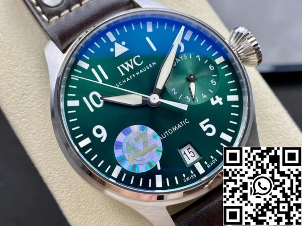 IWC Pilot IW501015 1 1 Best Edition AZ Factory Green Dial US Replica Watch 2949 IWC Pilot IW501015 1:1 Best Edition AZ Factory Green Dial