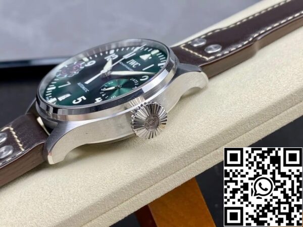 ساعة آي دبليو سي بايلوت IWC Pilot IW501015 1:1 أفضل إصدار من مصنع AZ Green Dial ساعة أمريكية مقلدة 9287 ساعة IWC Pilot IW501015 1:1 أفضل إصدار من مصنع AZ Green Dial