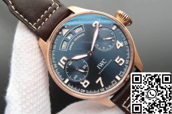 IWC Pilot IW502701 1 1 Best Edition ZF Factory Blue Dial US Replica Klocka 1029 IWC Pilot IW502701 1:1 Best Edition ZF Factory Blue Dial