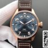 IWC Pilot IW502701 1 1 Best Edition ZF Factory Blue Dial US Replica óra 2241 IWC Pilot IW502701 1:1 Best Edition ZF Factory Blue Dial