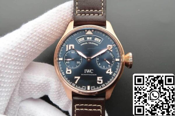 IWC Pilot IW502701 1 1 Best Edition ZF Factory Blue Dial US Replica óra 2241 IWC Pilot IW502701 1:1 Best Edition ZF Factory Blue Dial