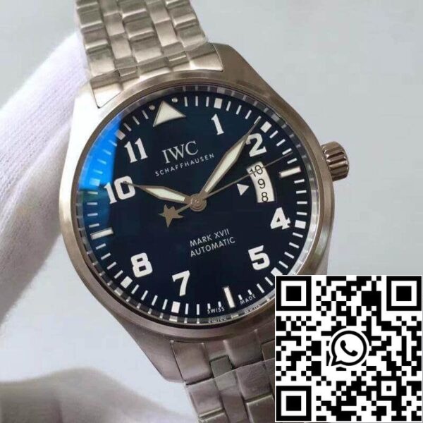 IWC 파일럿 마크 XVII IW326501 MKS 팩토리 1 1 베스트 에디션 스위스 ETA2892 블루 다이얼 미국 복제품 시계 712 IWC 파일럿 마크 XVII IW326501 MKS 팩토리 1:1 베스트 에디션 스위스 ETA2892 블루 다이얼