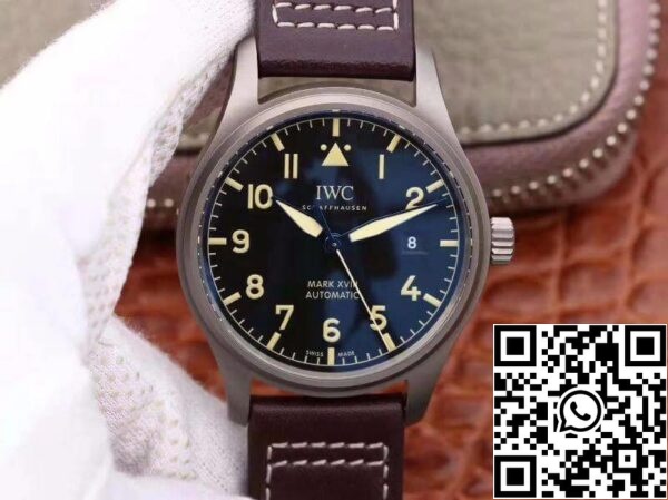 ساعة IWC Pilot Mark XVIII Heritage IW327006 MKS Factory 1: 1 أفضل إصدار سويسري ETA9015 ساعة أمريكية مقلدة 8639 IWC Pilot Mark XVIII Heritage IW327006 MKS Factory 1: 1 أفضل إصدار سويسري ETA9015