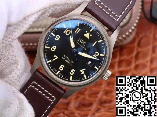 IWC Pilot Mark XVIII Heritage IW327006 MKS Завод 1 1 Лучшее издание Швейцарский ETA9015 США Реплика Смотреть 8969 IWC Pilot Mark XVIII Heritage IW327006 MKS Завод 1:1 Лучшее издание Швейцарский ETA9015