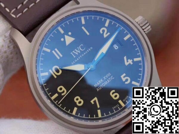 ساعة IWC Pilot Mark XVIII Heritage IW327006 MKS Factory 1: 1 أفضل إصدار سويسري ETA9015 ساعة أمريكية مقلدة 9523 ساعة IWC Pilot Mark XVIII Heritage IW327006 MKS Factory 1: 1 أفضل إصدار سويسري ETA9015