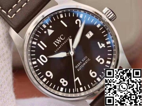 ساعة IWC Pilot Mark XVIII IW327003 MKS Factory 1:1 أفضل إصدار سويسري ETA2892 Brown Dial ساعة أمريكية مقلدة 7765 IWC Pilot Mark XVIII IW327003 MKS Factory 1:1 أفضل إصدار سويسري ETA2892 Brown Dial