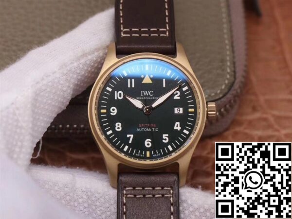 IWC Pilot Spitfire IW326802 1 1 Mejor Edición MKS Factory Esfera Negra Suiza ETA9015 US Reloj Replica 3167 IWC Pilot Spitfire IW326802 1 1 Mejor Edición MKS Factory Esfera Negra Suiza ETA9015