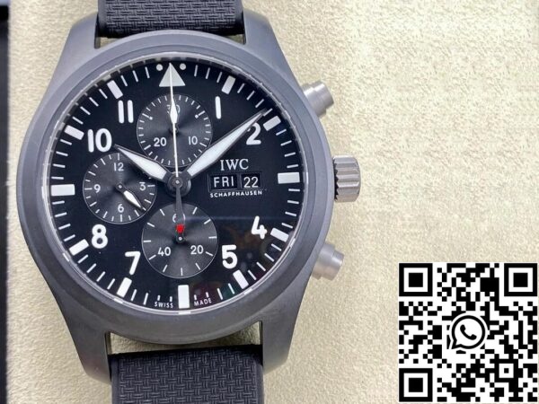 IWCのパイロットトップガンIW389101 1:1ベスト版TPSの工場ブラックセラミック米国レプリカ時計9693 IWCのパイロットトップガンIW389101 1:1ベスト版TPSの工場ブラックセラミック