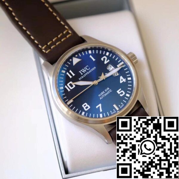 ساعة IWC Pilots Mark XVII Le Petit Prince الفولاذية الرجالية IW326506 سويسرية الحركة الأصلية ساعة رجالية IWC Pilots Mark XVII Le Petit Prince الفولاذية الرجالية IW326506 - سويسرية الحركة الأصلية