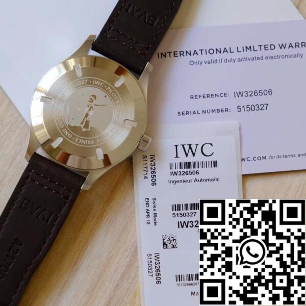 IWC Pilots Mark XVII Le Petit Prince Steel Mens Watch IW326506 Swiss Original Movement US Replica Watch 5216 IWC Pilots Mark XVII Le Petit Prince Steel Mens Watch IW326506 - Swiss Original Movement