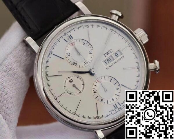 IWC Portofino Chronograph 42mm Multi function IW391022 ZF Factory 1 1 Best Edition Swiss ETA7750 Silver Marker and Pointers US Replica Klocka 4998 IWC Portofino Chronograph 42mm Multi function IW391022 ZF Factory 1:1 Best Edition Swiss ETA7750 Silver Marker and Pointers