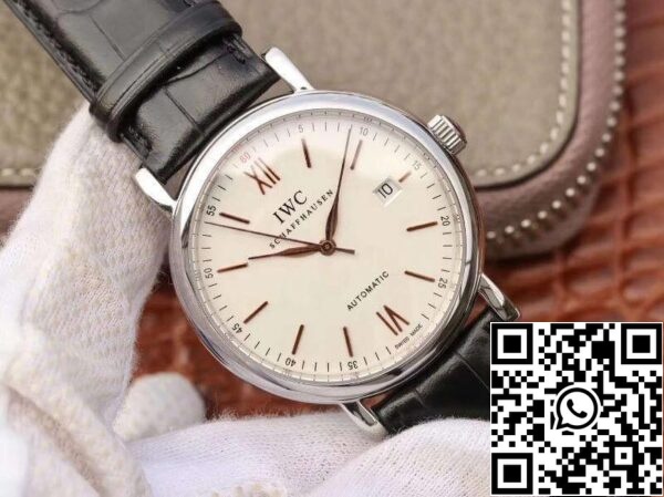 IWC Portofino IW356501 MKS Factory 1 1 Най-доброто издание швейцарски ETA2892 бял циферблат САЩ реплика часовник 259 IWC Portofino IW356501 MKS Factory 1: 1 Най-доброто издание швейцарски ETA2892 бял циферблат