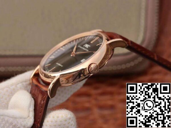 IWC Portofino IW356504 TW Facroty 1 1 Best Edition Swiss ETA30110 18K Rose Gold Black dial US Replica Watch 5113 IWC Portofino IW356504 TW Facroty 1:1 Best Edition Swiss ETA30110 18K Rose Gold Black dial