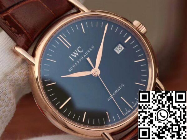 IWC Portofino IW356504 TW Facroty 1 1 Best Edition Swiss ETA30110 18K Rose Gold Black dial US Replica Watch 9151 IWC Portofino IW356504 TW Facroty 1 1 Best Edition Swiss ETA30110 18K Rose Gold Black dial