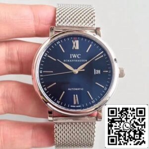 IWC Portofino IW356512 MKS Factory 1 1 Best Edition Swiss ETA2892 Blue Sunburst Dial US Replica Watch 4671 Cart