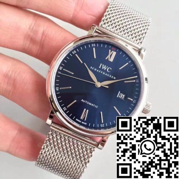 IWC Portofino IW356512 MKS Factory 1 1 Най-доброто издание швейцарски ETA2892 Blue Sunburst Dial САЩ реплика часовник 6646 IWC Portofino IW356512 MKS Factory 1: 1 Най-доброто издание швейцарски ETA2892 Blue Sunburst Dial