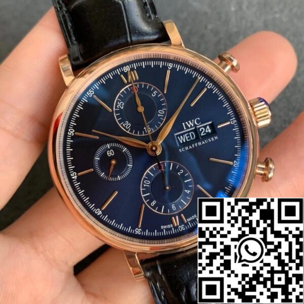 IWC Portofino IW391035 1 1 Best Edition ZF Factory Blue Dial Yhdysvaltain Replica katsella 1196 IWC Portofino IW391035 1: 1 Best Edition ZF Factory Blue Dial