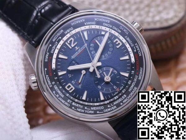 Jaeger LeCoultre Geographic 904847Z 1 1 Best Edition ZF Factory Blue Dial Swiss ETA939A 1 US Replica Watch 5651 Jaeger LeCoultre Geographic 904847Z 1:1 Best Edition ZF Factory Blue Dial Swiss ETA939A/1