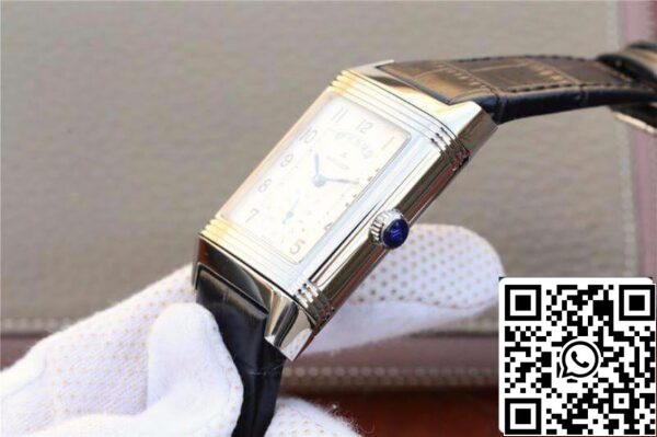 Jaeger LeCoultre Grande Reverso Duo 3742421 Relojes Mecánicos 1 1 Mejor Edición Suiza ETA986 Plata Dial Negro Correa de cuero EE.UU. Reloj Replica 5956 Jaeger-LeCoultre Grande Reverso Duo 3742421 Relojes Mecánicos 1:1 Mejor Edición Suiza ETA986 Plata Dial Negro Correa de cuero