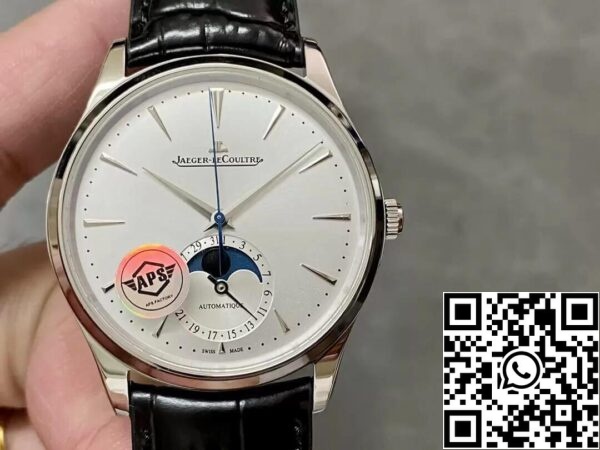 Jaeger LeCoultre Master 1368420 APS Фабрика 1 1 Най-доброто издание сребърен циферблат САЩ реплика часовник 3498 Jaeger-LeCoultre Master 1368420 APS Фабрика 1: 1 Най-доброто издание сребърен циферблат