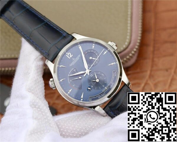 Jaeger LeCoultre Master 1422521 1 1 Mejor Edición TWA Factory Blue Dial EE.UU. Reloj Replica 3669 Jaeger-LeCoultre Master 1422521 1:1 Mejor Edición TWA Factory Blue Dial