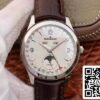 Jaeger LeCoultre Master Calendar 1558420 OM factory 1 1 Best Edition Swiss ETA866 White dial US Реплика часов 1644 Jaeger-LeCoultre Master Calendar 1558420 OM factory 1:1 Best Edition Swiss ETA866 White dial