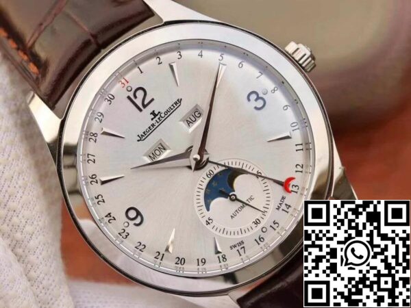 Jaeger LeCoultre Master Calendar 1558420 OM factory 1 1 Best Edition Swiss ETA866 White dial US Replica Watch 797 Jaeger-LeCoultre Master Calendar 1558420 OM factory 1:1 Best Edition Swiss ETA866 White dial