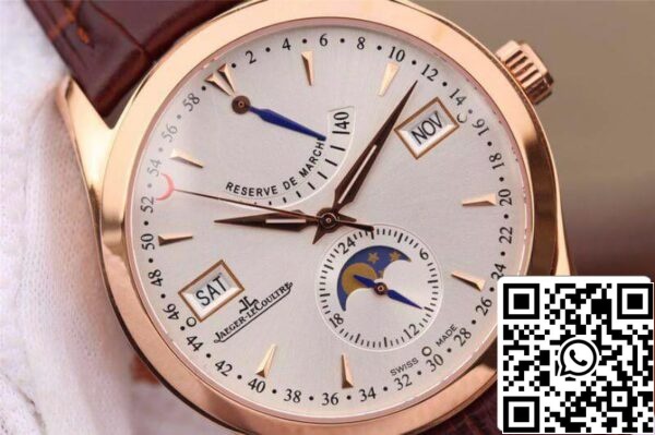 Jaeger LeCoultre Master Kalender Herrenuhren 1 1 Beste Edition Schweizer ETA866 Weißes Zifferblatt US Replica Uhr 3710 Jaeger-LeCoultre Master Kalender Herrenuhren 1:1 Beste Edition Schweizer ETA866 Weißes Zifferblatt