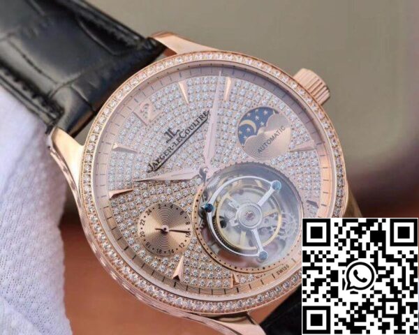 Jaeger LeCoultre Master Complication Functions Real Tourbillon 1:1 Best Edition szwajcarski ręcznie nakręcany 3310 Rosegold US Replica Watch 767 Jaeger-LeCoultre Master Complication Functions Real Tourbillon 1:1 Best Edition szwajcarski ręcznie nakręcany 3310 Rosegold