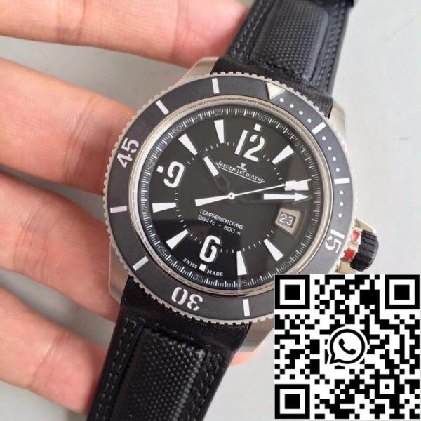 Jaeger LeCoultre Master Compressor 2018670 Noob Factory 1 1 Best Edition Swiss ETA2836 2 Black Leather Strap US Replica Watch 9494 Jaeger-LeCoultre Master Compressor 2018670 Noob Factory 1:1 Best Edition Swiss ETA2836-2 Black Leather Strap