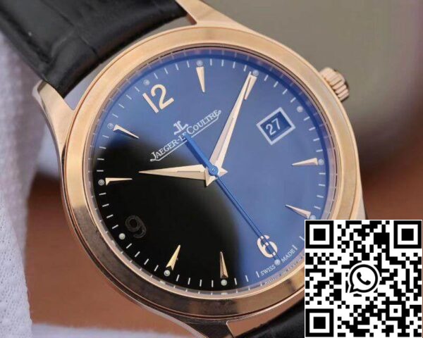 Jaeger LeCoultre Master Control Date Q1542520 ZF Factory 1 1 Най-доброто издание швейцарски ETA9015 черен циферблат САЩ реплика часовник 3142 Jaeger LeCoultre Master Control Date Q1542520 ZF Factory 1: 1 Най-доброто издание швейцарски ETA9015 черен циферблат