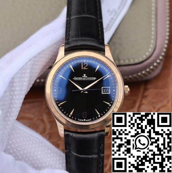 Jaeger LeCoultre Master Control Date Q1542520 ZF Factory 1 1 Най-доброто издание швейцарски ETA9015 черен циферблат САЩ реплика часовник 84 Jaeger LeCoultre Master Control Date Q1542520 ZF Factory 1: 1 Най-доброто издание швейцарски ETA9015 черен циферблат