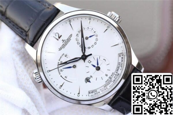 Jaeger LeCoultre Master Geographic 1428421 1 1 Beste Ausgabe Schweizer ETA939A 1 Silbernes Zifferblatt US Replica Uhr 1780 Jaeger-LeCoultre Master Geographic 1428421 1:1 Beste Ausgabe Schweizer ETA939A/1 Silbernes Zifferblatt