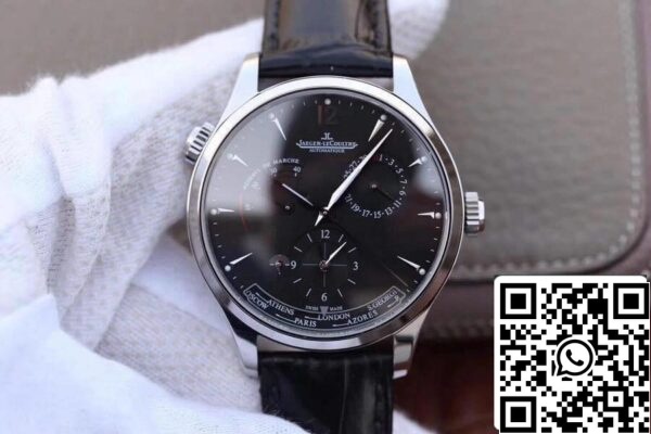 Jaeger LeCoultre Master Geographic 1428421 TW Factory 1 1 Best Edition Swiss ETA939A 1 Black Dial US Replique Montres 7473 Jaeger-LeCoultre Master Geographic 1428421 TW Factory 1:1 Best Edition Swiss ETA939A/1 Black Dial