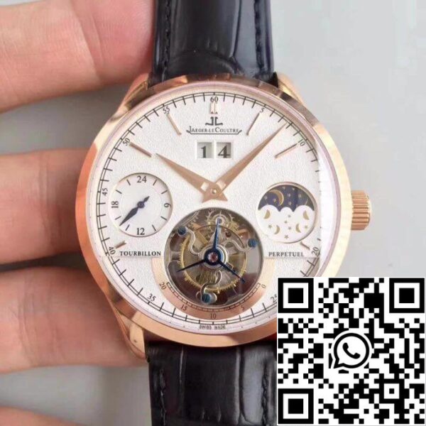 Jaeger LeCoultre Master Grande Tradition Tourbillon Men Watches 1:1 Best Edition Swiss Tourbillon 18K Rose Gold White Dial US Replica Watch 3436 Jaeger-LeCoultre Master Grande Tradition Tourbillon Men Watches 1:1 Best Edition Swiss Tourbillon 18K Rose Gold White Dial