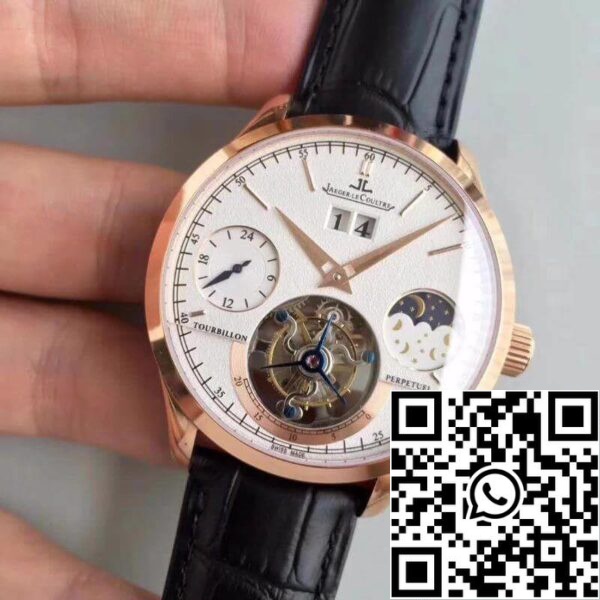 Jaeger LeCoultre Master Grande Tradition Tourbillon Heren Horloges 1 1 Best Edition Zwitsers Tourbillon 18K Rose Gold White Dial US Replica Watch 875 Jaeger-LeCoultre Master Grande Tradition Tourbillon Heren Horloges 1:1 Best Edition Zwitsers Tourbillon 18K Rose Gold White Dial