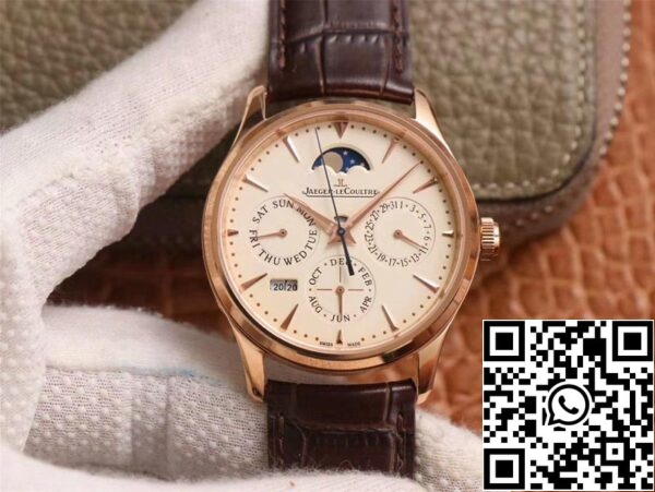 Jaeger LeCoultre Master Ultra Thin 1302520 1 1 Best Edition V9 Factory Rose Gold švicarski ETA868 ZDA replika Watch 2802 Jaeger LeCoultre Master Ultra Thin 1302520 1: 1 Best Edition V9 Factory Rose Gold švicarski ETA868