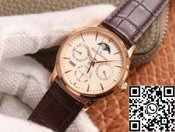 Jaeger LeCoultre Master Ultra Thin 1302520 1 1 Best Edition V9 Factory Rose Gold Swiss ETA868 US Replica Watch 3798 Jaeger LeCoultre Master Ultra Thin 1302520 1:1 Best Edition V9 Factory Rose Gold Swiss ETA868