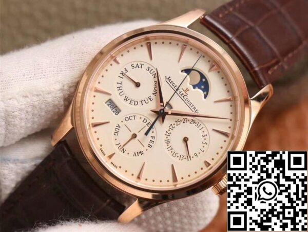 Jaeger LeCoultre Master Ultra Thin 1302520 1 1 Best Edition V9 Factory Rose Gold Swiss ETA868 US Replica Watch 475 Jaeger LeCoultre Master Ultra Thin 1302520 1 1:1 Best Edition V9 Factory Rose Gold Swiss ETA868