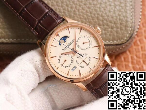 Jaeger LeCoultre Master Ultra Thin 1302520 1 1 Best Edition V9 Factory Rose Gold švicarski ETA868 ZDA replika Watch 5606 Jaeger LeCoultre Master Ultra Thin 1302520 1: 1 Best Edition V9 Factory Rose Gold švicarski ETA868