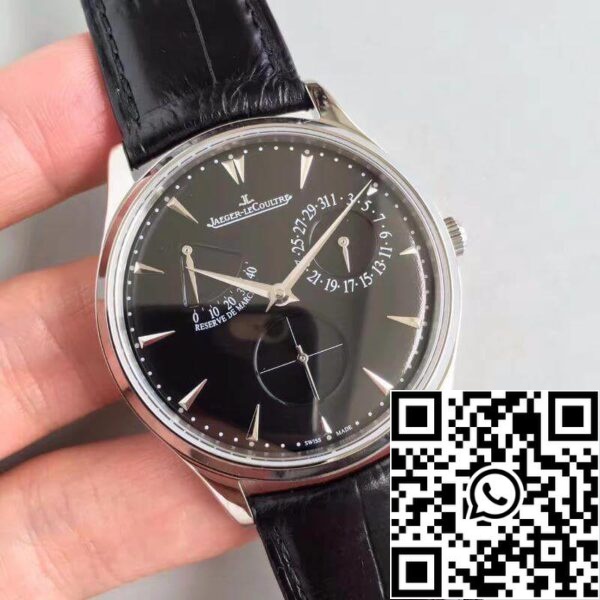 Jaeger LeCoultre Master Ultra Thin 1378480 ZF Factory Men Horloges 1 1 Best Edition Zwitserse ETA938 Black Dial US Replica Watch 1945 Jaeger-LeCoultre Master Ultra Thin 1378480 ZF Factory Men Horloges 1 1:1 Best Edition Zwitserse ETA938 Black Dial