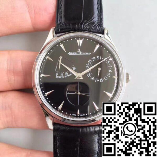 Jaeger LeCoultre Master Ultra Thin 1378480 ZF Factory herrklockor 1 1 Best Edition Swiss ETA938 Black Dial US Replica Watch 5469 Jaeger-LeCoultre Master Ultra Thin 1378480 ZF Factory herrklockor 1:1 Best Edition Swiss ETA938 Black Dial